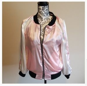 Reversible Pink and Black with Embroidered Jacket